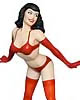 EE Exclusive Bettie Page Red Lingerie 6-Inch Statue 