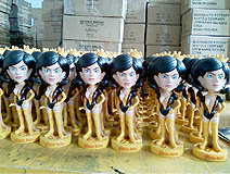 Dr. Mrs. The Monarch Bobble Heads