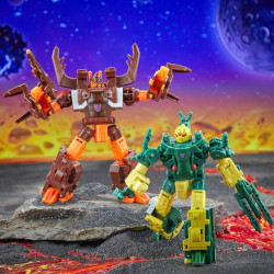  Transformers Legacy United Doom 'n Destruction Collection, Mayhem Attack Squad Converting Action Figure 3-Pack, Chop Shop & Barrage, 8+ Years (Amazon Exclusive)  