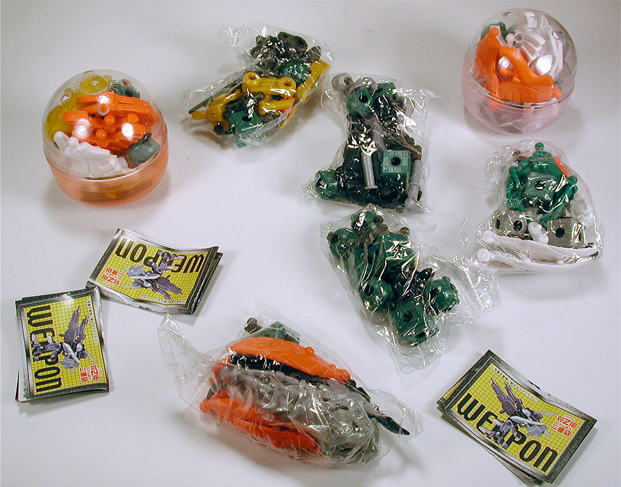 16bit.com: Toy Archive: Blox Gashapon Set Part 1 (Japan, 2002)